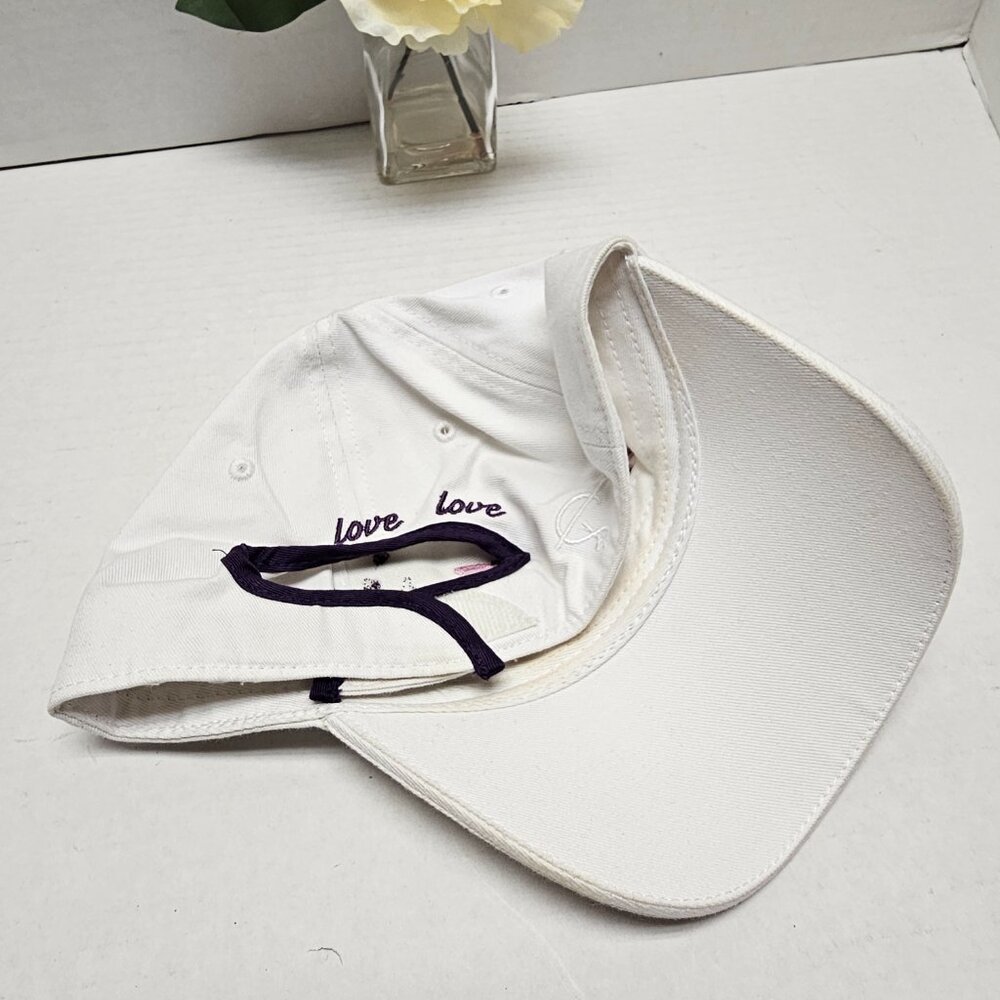 Taylor Swift RARE Adjustable Back Hat Cap Purple Pink Butterfly Love Love Love ❤ - Picture 6 of 14